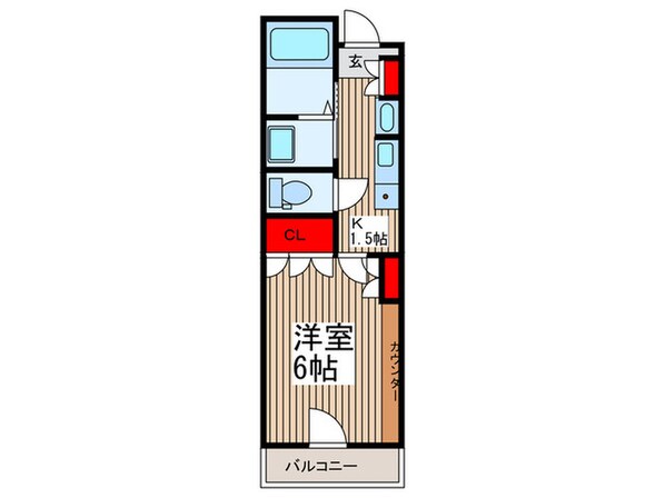 BaumRoom東川口の物件間取画像